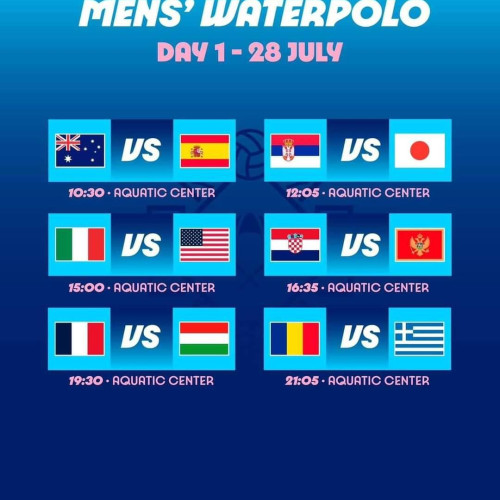 România debutează la polo la JO Paris 2024 împotriva Greciei, medaliată cu argint la Tokyo