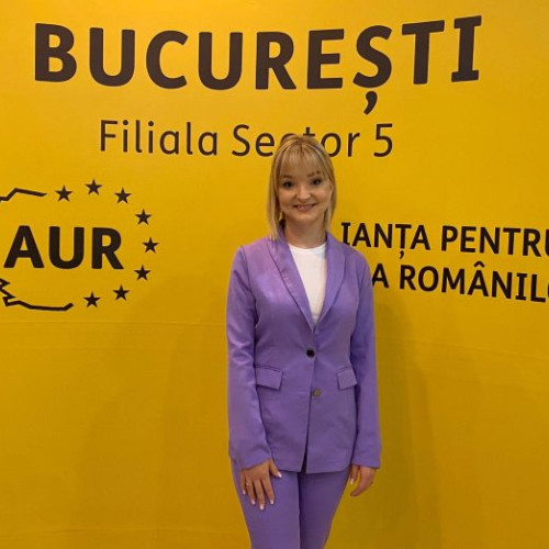 Lidia Vadim Tudor, fiica lui Corneliu Vadim Tudor, candidate AUR pentru Primăria Sectorului 5