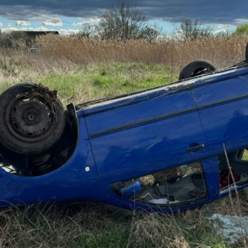 Accident rutier în localitatea Ideciu de Jos cu o victimă rănită