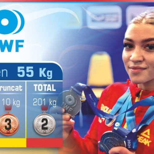 Mihaela-Valentina Cambei câștigă trei medalii la Cupa Mondială de haltere