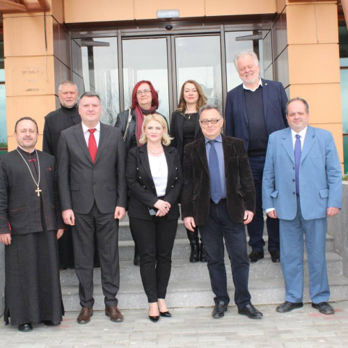 Delegația Academiei Bisericești din Atena, în vizită la Universitatea Valahia din Târgoviște în cadrul Programului Erasmus+