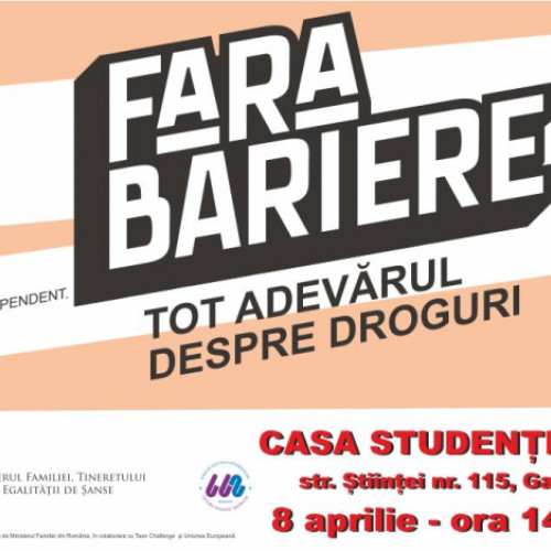 Campania Antidrog sosie in Galati pentru a contracara consumul de droguri