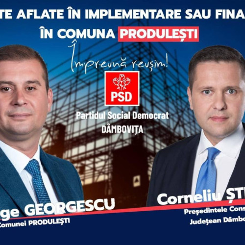 Primarul George Georgescu se lansează pentru realegerea sa în comuna Produlești, în urma anunțării candidaturilor pentru alegerile locale