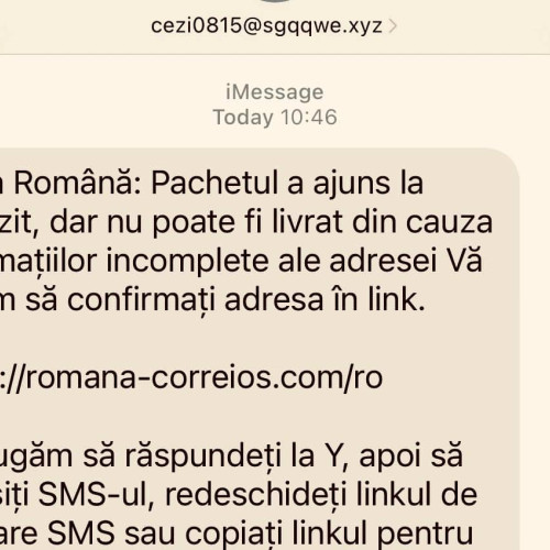 Și Compania Poșta Română avertizează Populația împotriva Metodei Coletul! Lăsați-vă atenția pe mesaje care anunță sosirea unui pachet, deoarece hackerii încearcă să acceseze cardurile victimelor, în numele Poștei Române. Folosiți-vă devigilența! Modul de operare este un text simplu, dar foarte periculos. Atenție la SMS-uri, aparecel cel mai des întâlnit și cel mai des utilizat de hackeri. Uneori textul conține greșeli de scriere, astfel în general Warrior este ușor de identificat. Cercetatorii Computerului au dezvaluit ca hackerii vin prin SMS aplecat prin sistemul de poșt