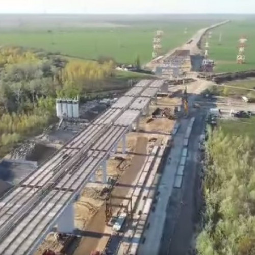 Lucrările la Drumul Expres Brăila-Galaţi sunt în proporţie de 80%, estimează CNAIR. Finalizarea este prevăzută pentru sfârşitul anului.