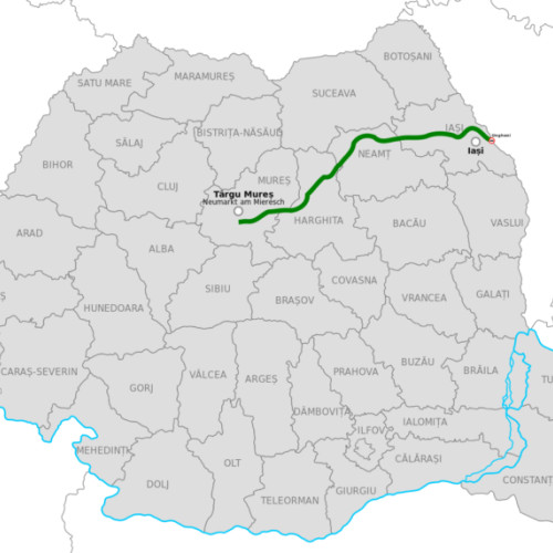 Autostrada Unirii A8 ar putea fi finalizată în 2030