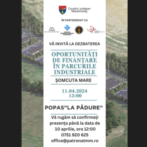Dezbatere despre Oportunități de Finanțare în Parcurile Industriale pentru Specializare Inteligentă din Maramureș