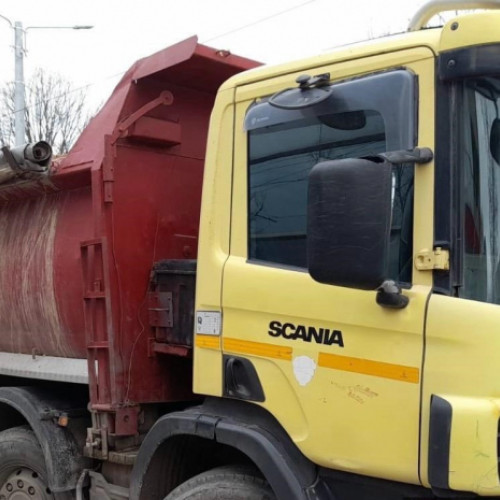 Amendă de 15.000 de lei pentru autocamion cu pământ transportat fără prelată în Galați