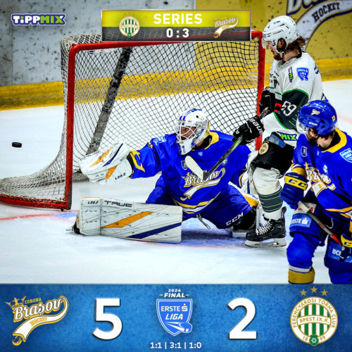 Hocheiștii din Brașov, în drum spre titlul de campioni ai Erste Liga