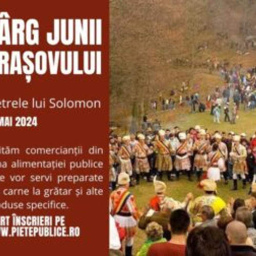 Inscrierile comerciantilor pentru Targul de Junii Brasovului, desfasurat la Pietrele lui Solomon, sunt acum deschise