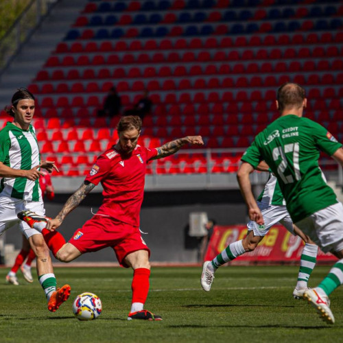 Chindia Târgoviște, pe drumul către a doua victorie în play-out. Duel decisiv cu Viitorul Pandurii Târgu Jiu sâmbătă.