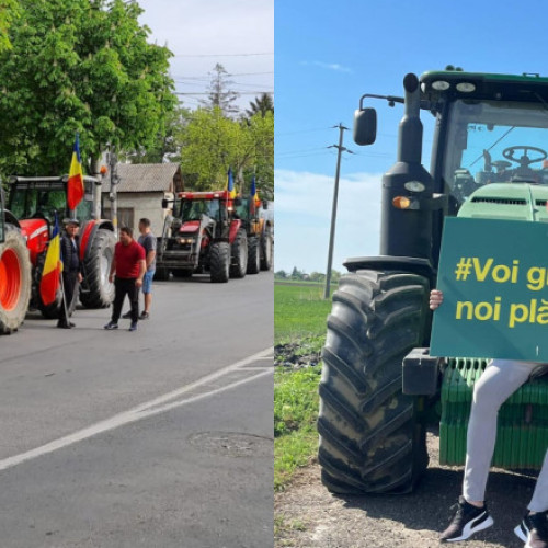 Protest împotriva rachetelor antigrindină. Fermier: "Ploile sunt condamnate la pieire din cauza acestui sistem"