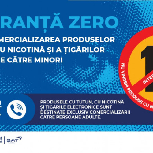 BAT: Toleranță zero față de comercializarea produselor cu tutun și a țigărilor electronice către minori