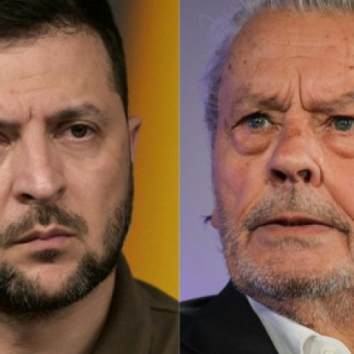 Alain Delon decorat de Ucraina pentru sprijinul acordat: "Un simbol important pentru noi