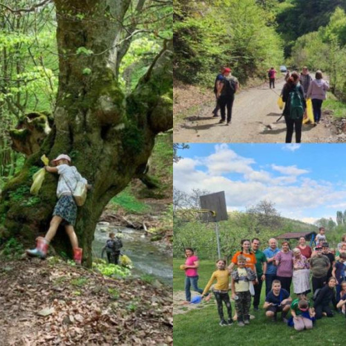 FOTO: Voluntarii curață văile Ighielului și Albei Iuliei pentru o apă mai curată