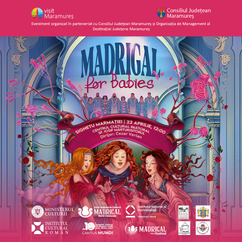 Concertul extraordinar „Madrigal for Babies” aduce muzica benefica pentru copii la Sighetu Marmației