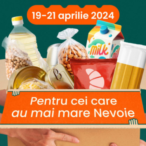Colectă Naţională de Alimente în Perioada 19-21 Aprilie - Lansare A 10-a Ediţie Sub Sloganul "Împreună Hrănim Speranţa