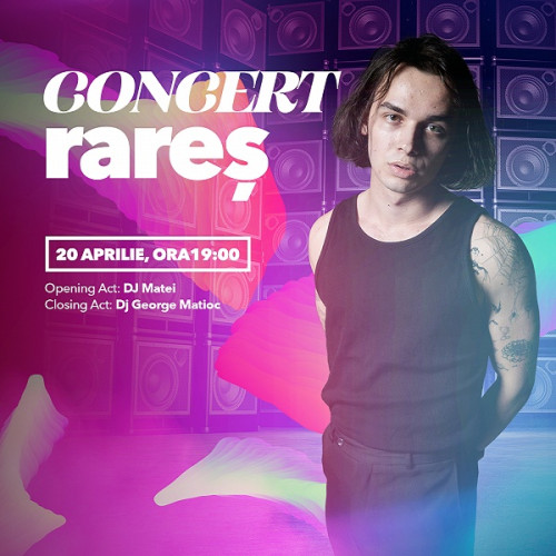 Rareș Mariș concertează în aer liber la Shopping City Satu Mare!