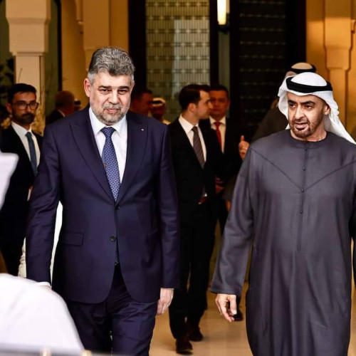 Marcel Ciolacu a discutat cu liderul din Emiratele Arabe Unite - Vizita oficială cu scop economic și de consolidare a relațiilor bilaterale