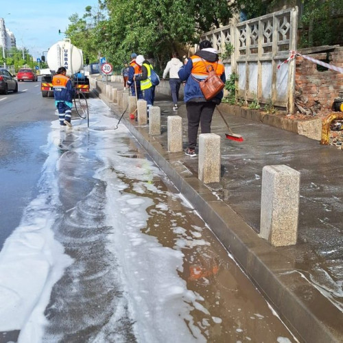 Curățenie de primăvară în Piața Gorjului, zona parcării și Bd. Timișoara: Anunț de la Primăria Sectorului 6