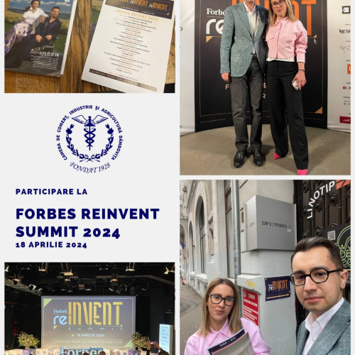 Știre: Reprezentanții CCIA Dâmbovița, prezenți la summitul Forbes reINVENT Summit