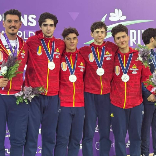 Echipa României a obținut argintul la mondialele de juniori, în Arabia Saudită