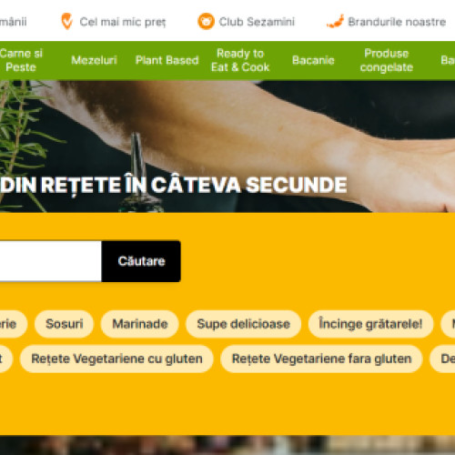 Sezamo lansează platforma Sezamo Chef"

"Sezamo lansează platforma Sezamo Chef cu rețete delicioase