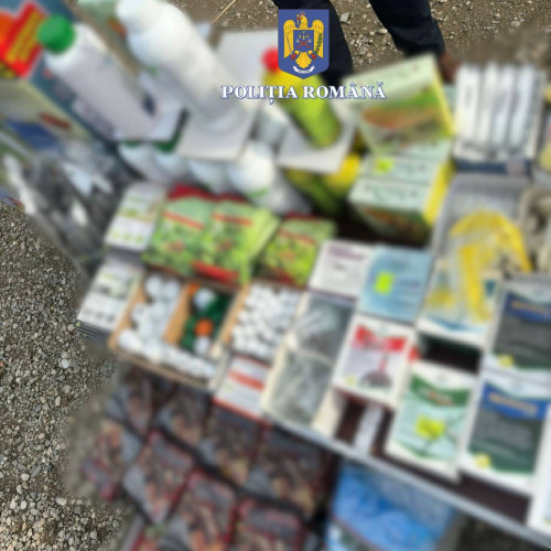 Polițiștii au oprit vânzarea ilegală a unor substanțe periculoase la târgul săptămânal din Băleni!