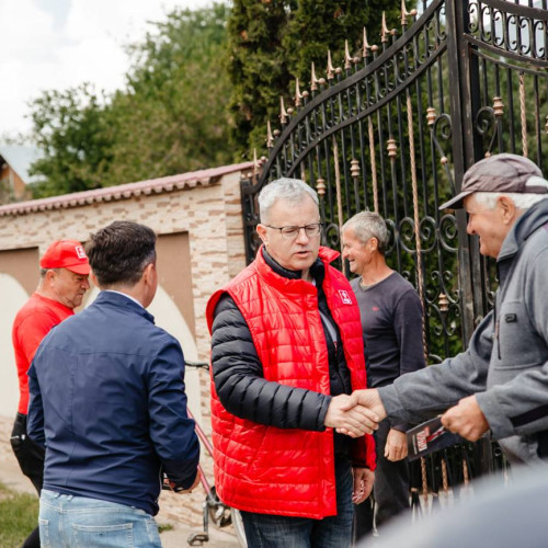 Ionuț-Cristian Săvoiu, prezent în comuna Lungulețu alături de locuitori și candidatul George Duțu