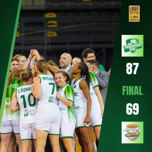 Baschetbalistele de la Sepsi cucerește medalia de bronz în finala "două din trei" a Ligii Naționale de baschet feminin