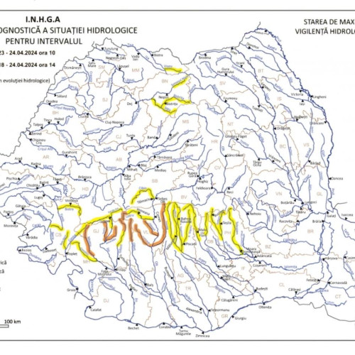 Avertizare METEO: Cod Galben pentru sectoarele Argeș, Dâmbovița și Ialomița!