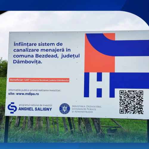 Primarul Teodora Anghelescu anunță începutul lucrărilor pentru sistemul vital de canalizare în comuna Bezdead