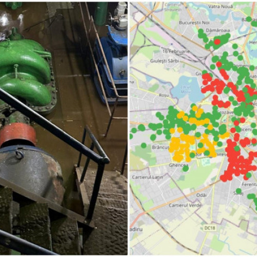 Avarie majoră la CET București Vest și Grozăvești - Mii de locuințe din București rămase fără apă caldă!