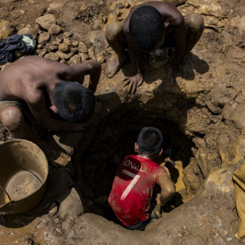 VIDEO Armata a expulzat 10.000 de muncitori ilegali din mina de aur clandestină din Venezuela