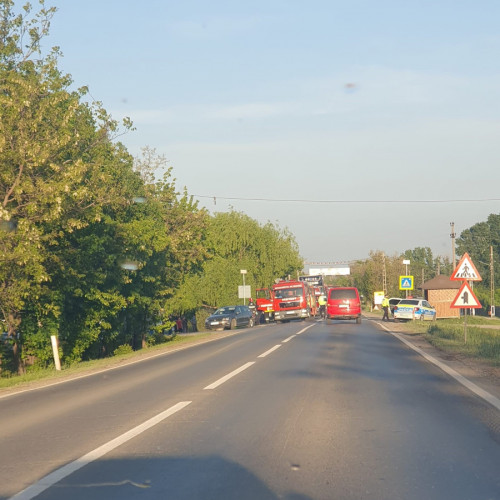 Motociclist în stare gravă după un accident pe DN 25