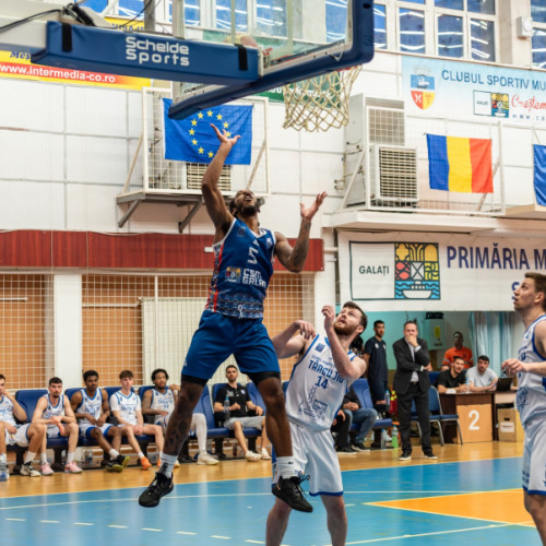 CSM Galați câștigă a patra victorie consecutivă în campionatul de baschet