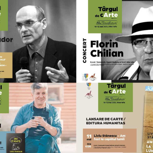 Titlu in Română: Cristian Tudor Popescu și Costel Pătrășcanu la Târgul de cArte Alba Transilvana 2024