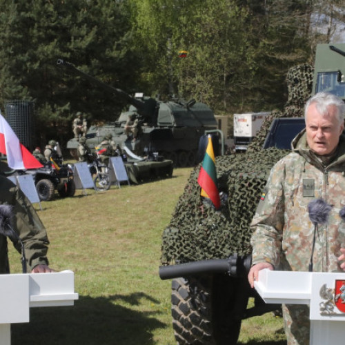 Galerie Foto Demonstraţie de forţă la frontiera dintre Polonia şi Lituania. NATO amintește Rusiei că faimosul Coridor Suwalki rămâne sub protecție