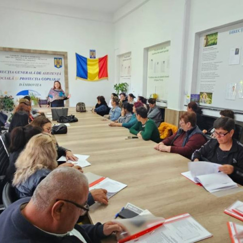 Sesiune de informare privind prevenirea consumului de droguri în rândul asistenților maternali din Dâmbovița
