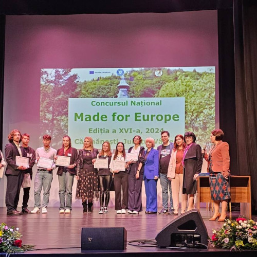 Elevul din Dâmbovița câștigă concursul "Made for Europe" pentru a doua oară