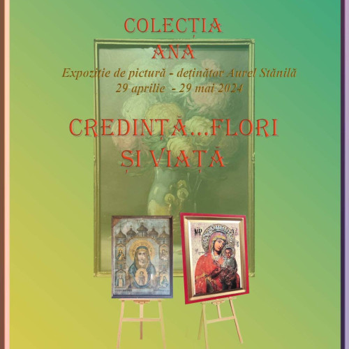 Expoziția "Credință…flori și viață - Colecția ANA" îți invită la vernisaj la Biblioteca Județeană Dâmbovița!
