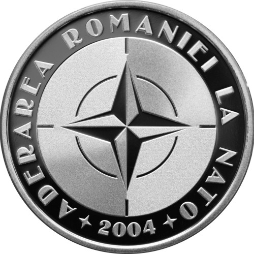 Lansarea monedei aniversare a BNR în onoarea a 20 de ani de la aderarea României la NATO în aprilie 2024
