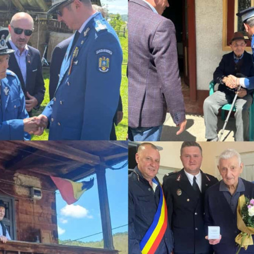 Sărbătoarea veteranilor de război din Alba: plachete și cadouri de la jandarmi și autorități locale