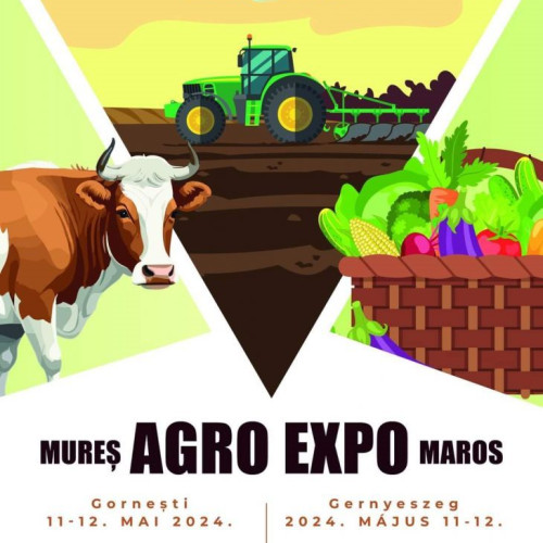 Expoziție agricolă la Gornești, Mureș - 11-12 mai, organizată de Asociația Visit Mureș pentru dezvoltarea rurală. Cea mai mare expoziție regională de agricultură și zootehnie, cu peste 60 de companii participante. Oferte gastronomice și activități pentru toți participanții. Intrarea gratuită.
