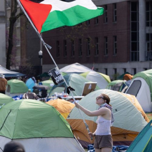 Universitatea Columbia aplică primele sancţiuni studenţilor pro-palestinieni care nu părăsesc tabăra instalată în campus