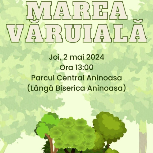 Marea Văruială se întoarce la Aninoasa - Ziua Tineretului aduce un eveniment ecologic la Parcul Central
