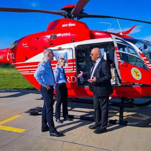 Șeful Apărării Civile din Norvegia, vizită la Inspectoratul General de Aviație al M.A.I. pentru a se familiariza cu managementul situațiilor de urgență în România