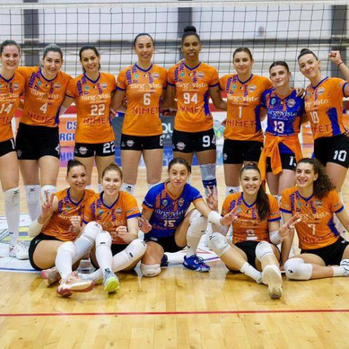 CSM Târgoviște, locul 4 în campionatul de volei feminin! Înfrângere în finala mică împotriva Rapid București