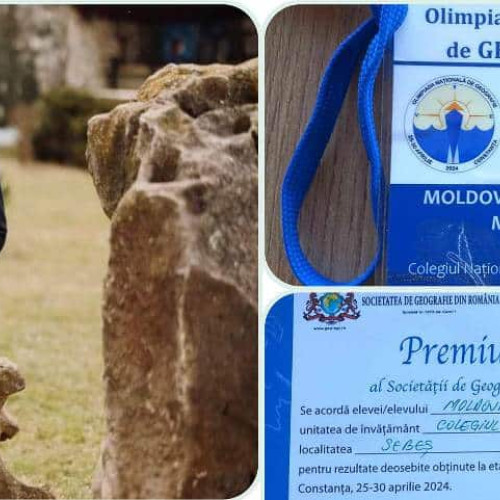 Elevul din Sebeș premiat la Olimpiada de Geografie