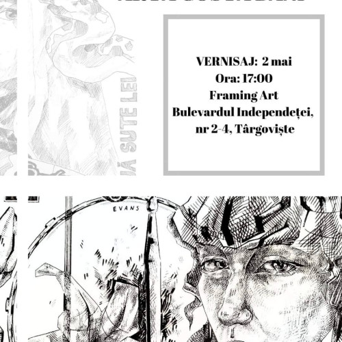 Expoziția Inedită a Elevilor de la Liceul de Arte „Bălașa Doamna” Găzduită de Galeria FramingArt din Târgoviște